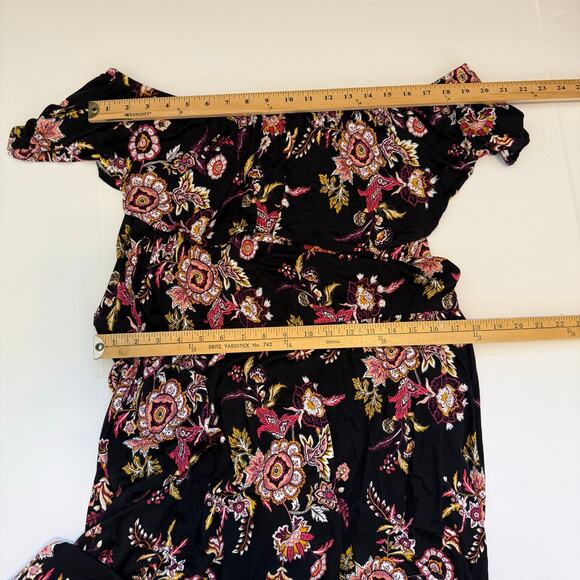 Lane Bryant 4-in-1 Convertible Maxi Dress Plus 18/20 NWT Off Shoulder Paisley - Picture 15 of 16